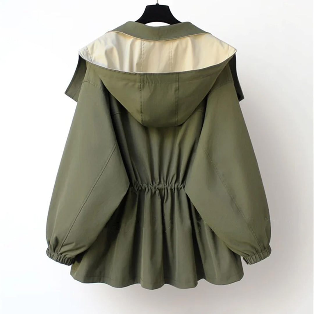 Lateribelle Oversized Jacket with Contrast Lapels