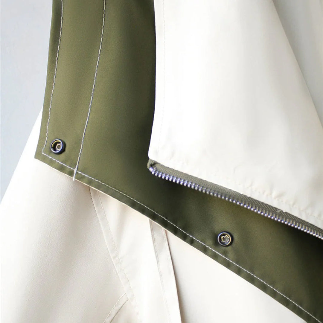 Lateribelle Oversized Jacket with Contrast Lapels