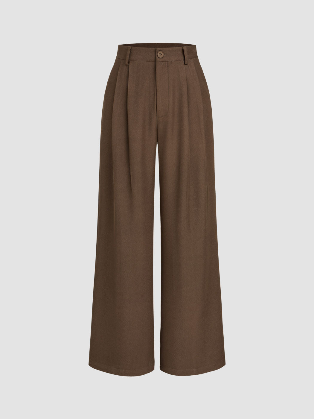 Lisa Wide-Leg Pants with Pleated Front for Women