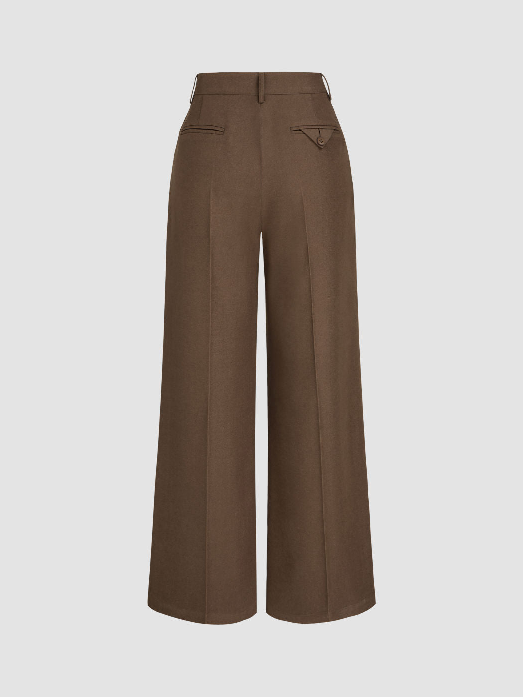 Lisa Wide-Leg Pants with Pleated Front for Women