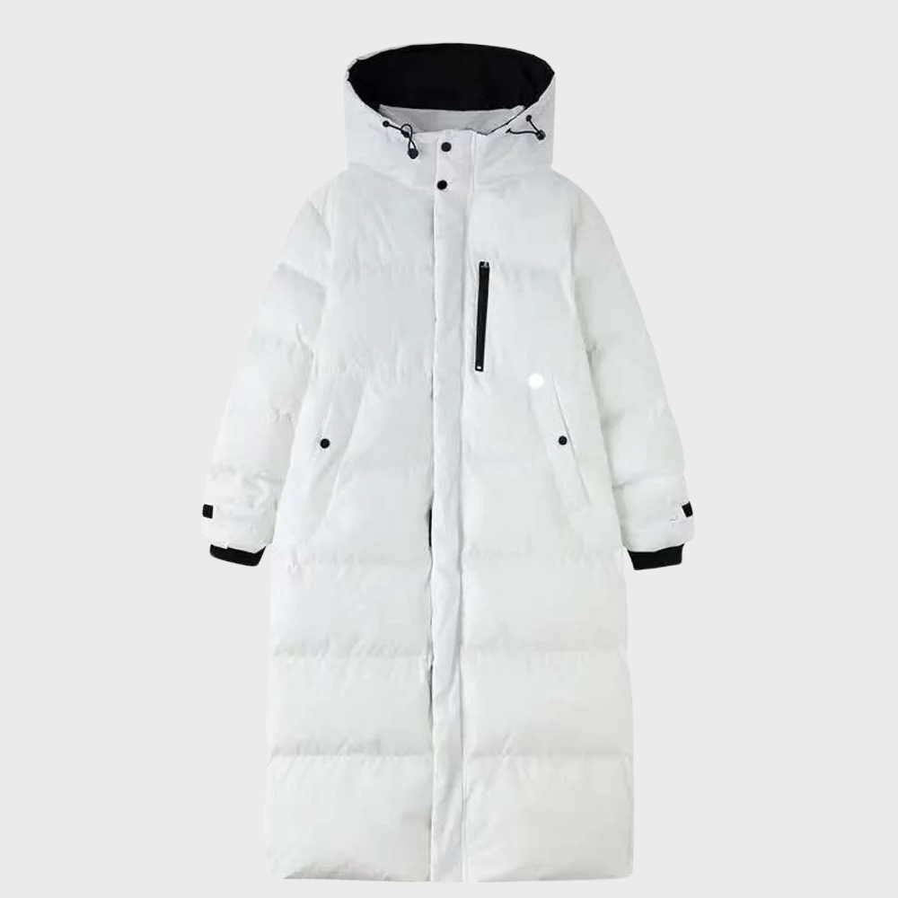 Jaana Longline Puffer Coat with Hood for Women