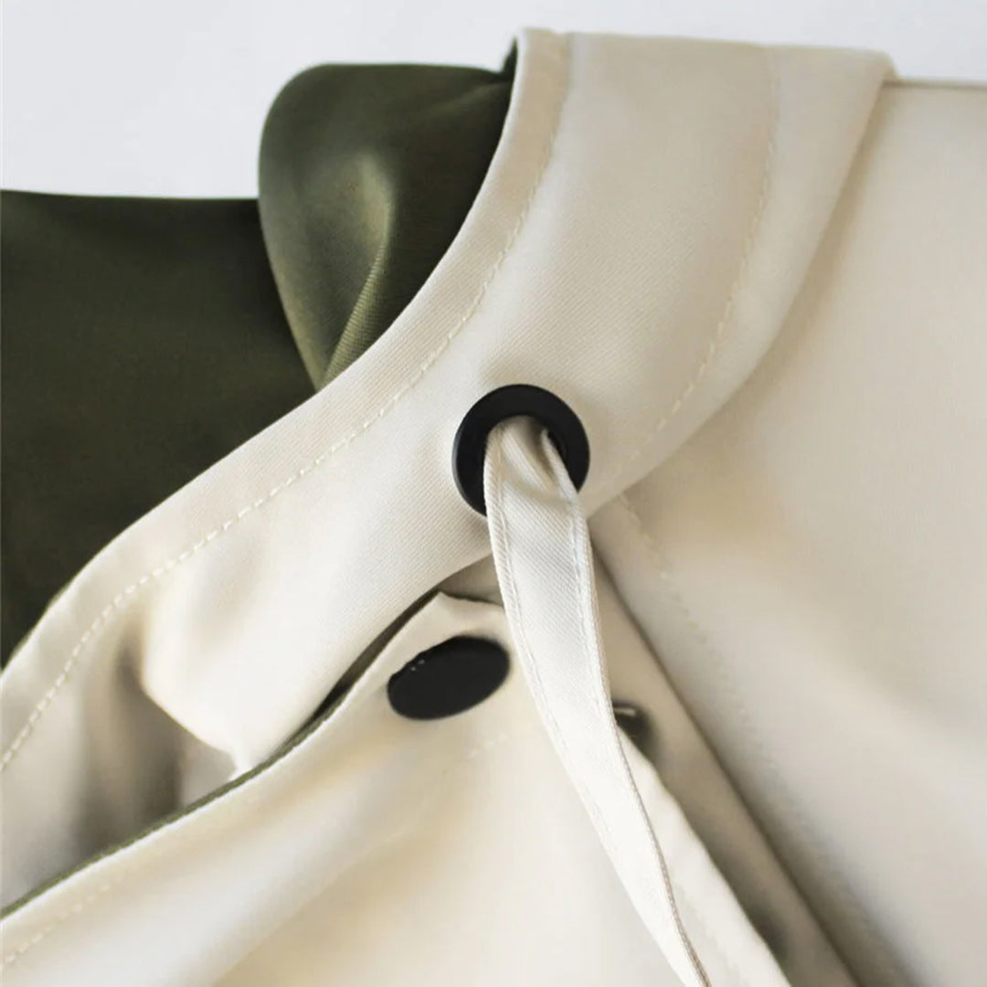 Lateribelle Oversized Jacket with Contrast Lapels