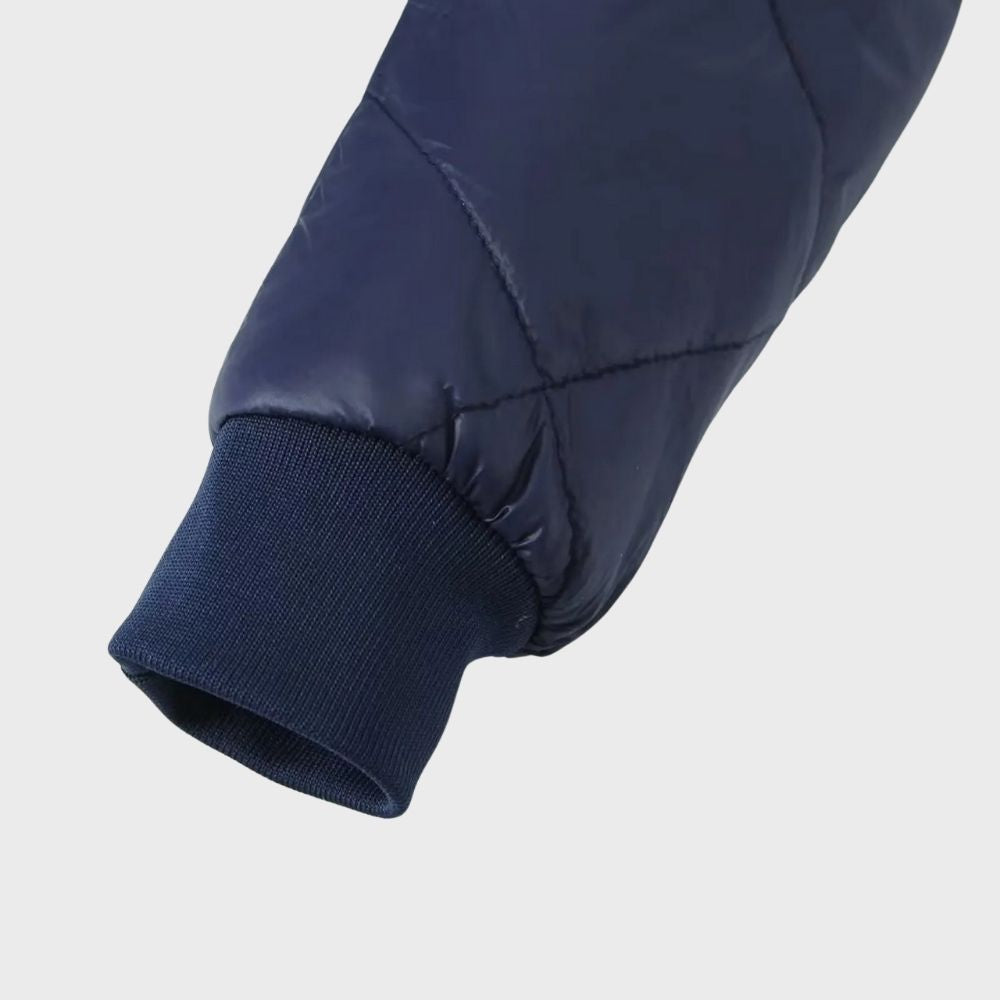 Leti Quilted Winter Coat with Hood and Zip Front