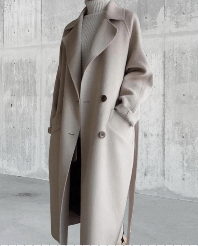 Penelope Wool-Look Longline Winter Coat for Women