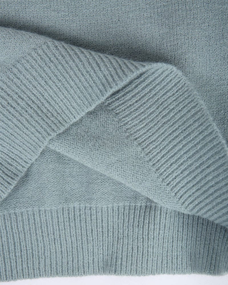 Zoe Nordic Pattern Sweater with Crew Neckline